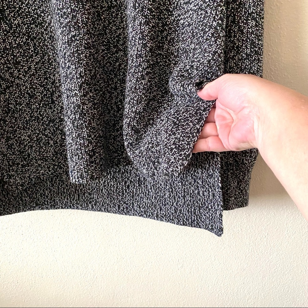 Athleta Switchback Black Marled Pullover Merino W… - image 6